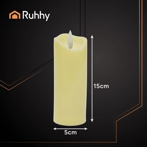 LED žvakė Ruhhy 15x5 cm
