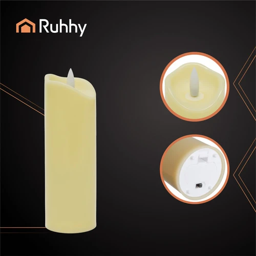 LED žvakė Ruhhy 26720, 17x5 cm