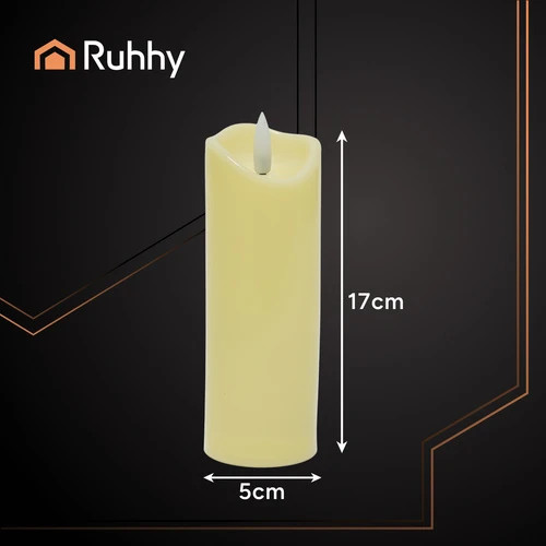 LED žvakė Ruhhy 26720, 17x5 cm