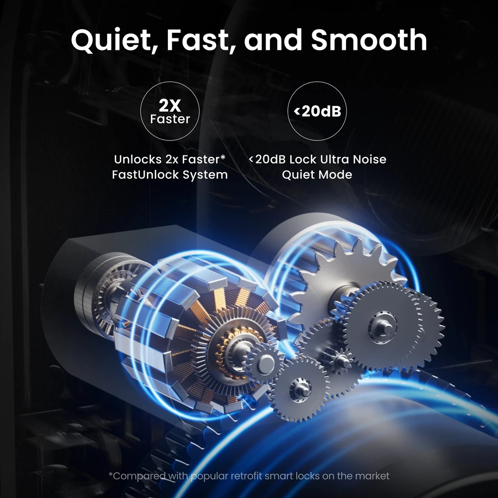 SwitchBot Lock Ultra išmanioji spyna, juoda