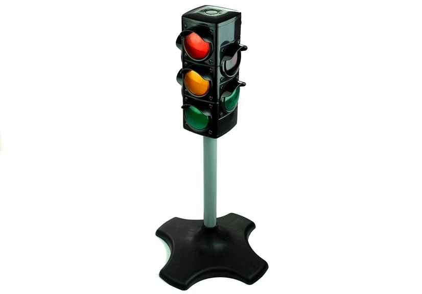 Lean Toys Žaislinis šviesoforas vaikams 72 cm