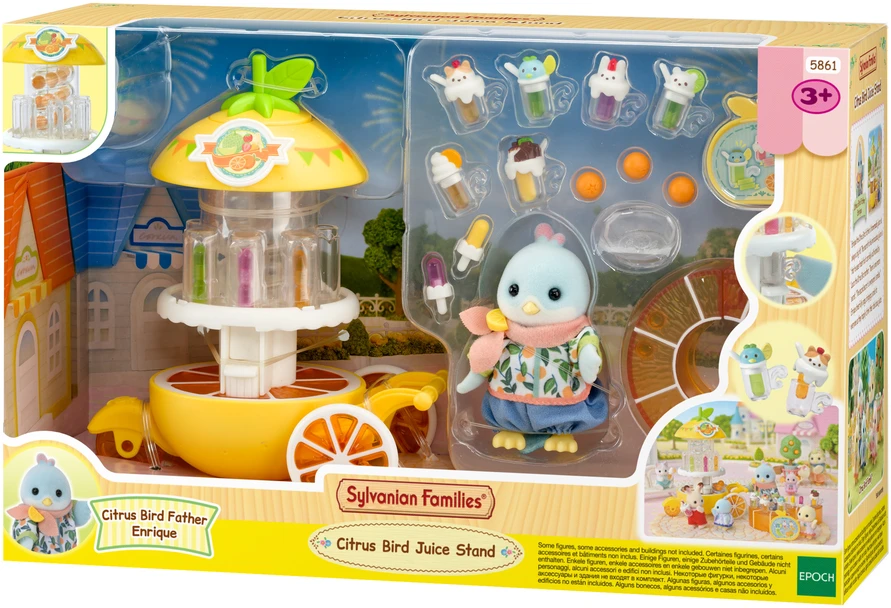SYLVANIAN FAMILIES Citrusinių paukščiukų sulčių parduotuvė