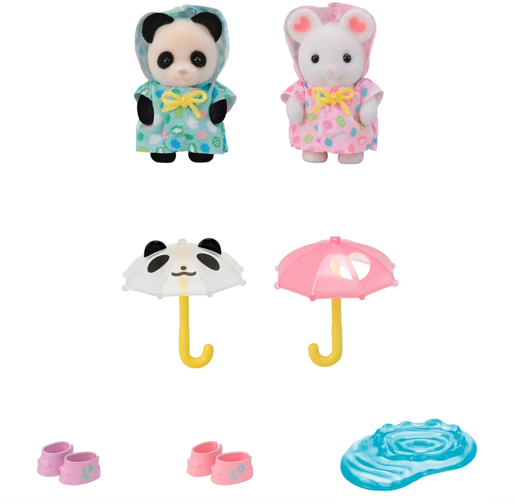 „Sylvanian Families“ – darželio draugai – duetas lietingą dieną (5748)
