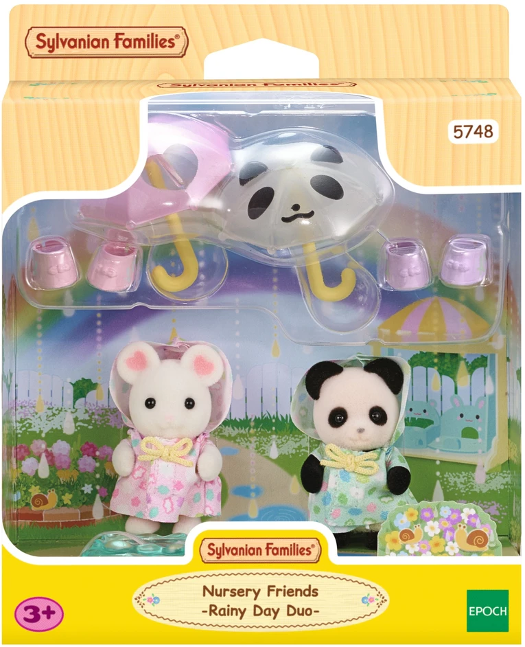 „Sylvanian Families“ – darželio draugai – duetas lietingą dieną (5748)