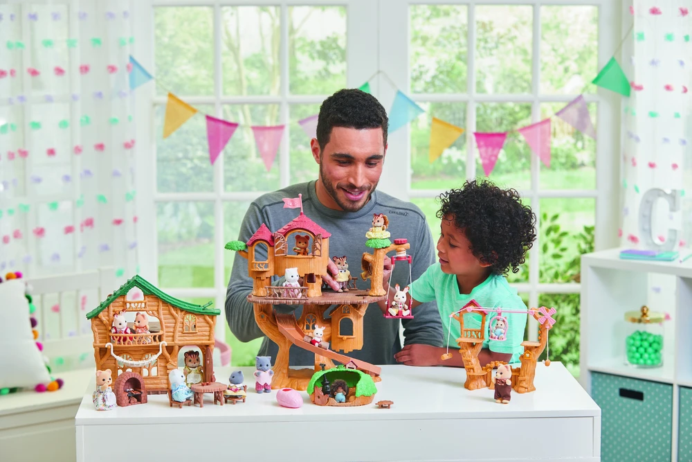 Epoch Sylvanian Families Namelis prie ežero