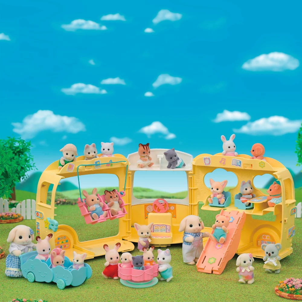 „Sylvanian Families“ – „Rainbow Fun“ darželio autobusas (5744)