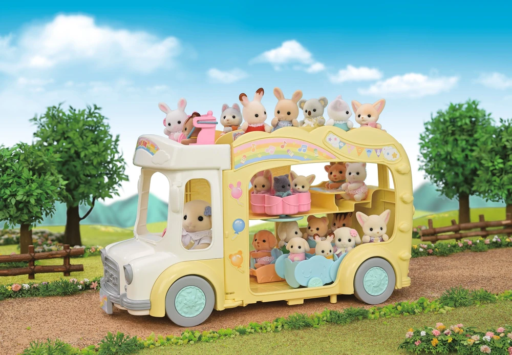 „Sylvanian Families“ – „Rainbow Fun“ darželio autobusas (5744)
