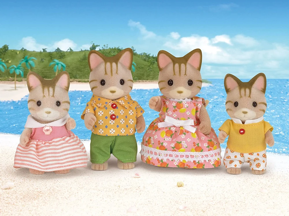 Sylvanian Families Dryžuotų kačiukų šeimynėlė