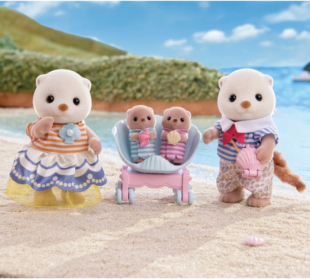 Sylvanian Families Silvanijos šeimos – Jūrų ūdrų šeima – (5803)