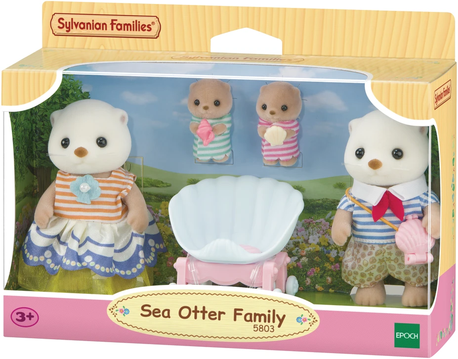 Sylvanian Families Silvanijos šeimos – Jūrų ūdrų šeima – (5803)