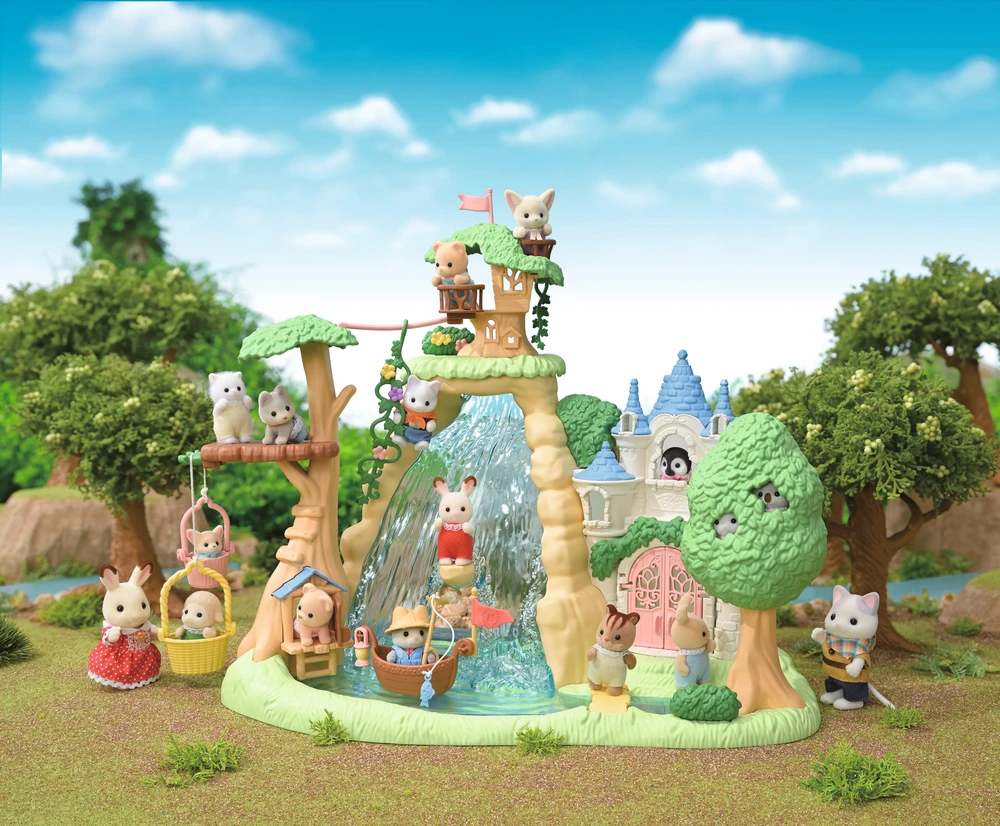 SYLVANIAN FAMILIES Rinkinys „Slaptas miško krioklys“