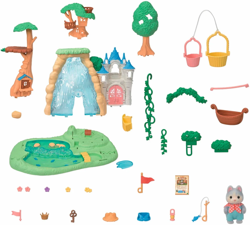 SYLVANIAN FAMILIES Rinkinys „Slaptas miško krioklys“