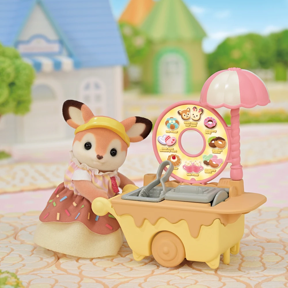 „Sylvanian Families“ – spurgų vežimėlis su padažu ir padažu – (5808)