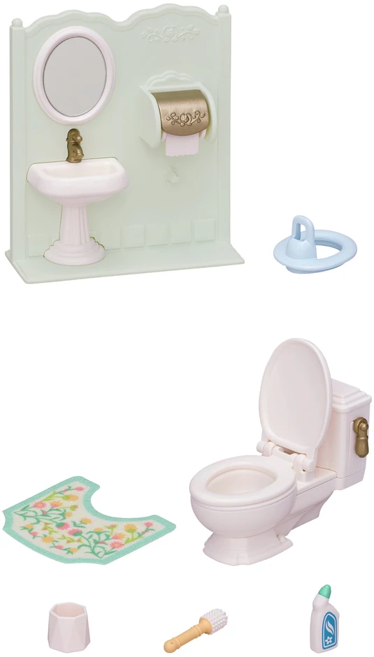SYLVANIAN FAMILIES Rinkinys „Tualetas“