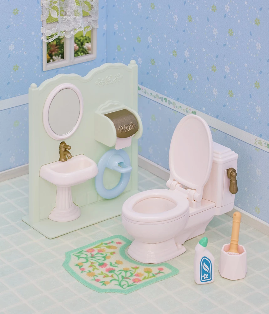 SYLVANIAN FAMILIES Rinkinys „Tualetas“