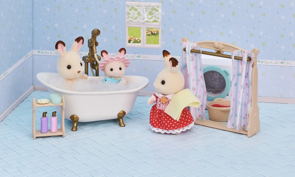 SYLVANIAN FAMILIES Rinkinys „Vonia ir dušas“