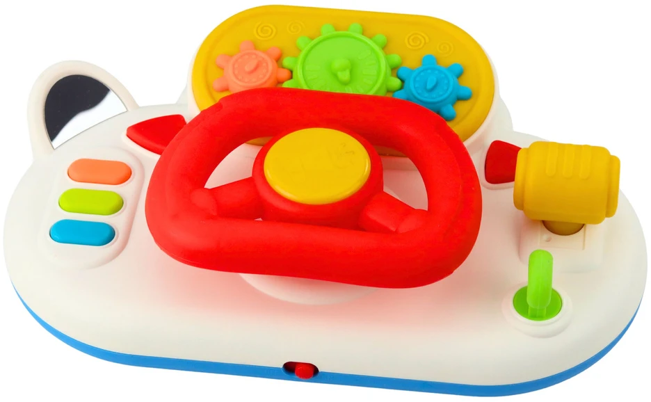 Lean Toys Interaktyvus vairas su garsais ir šviesomis