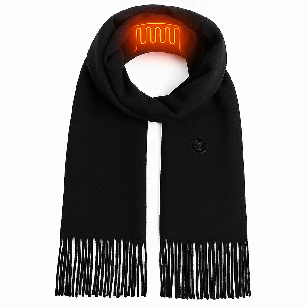 Szalik Šalikas Šildomas šalikas Šildomas šildytuvas Žieminis šalikas USB šildytuvas Įkroviklis