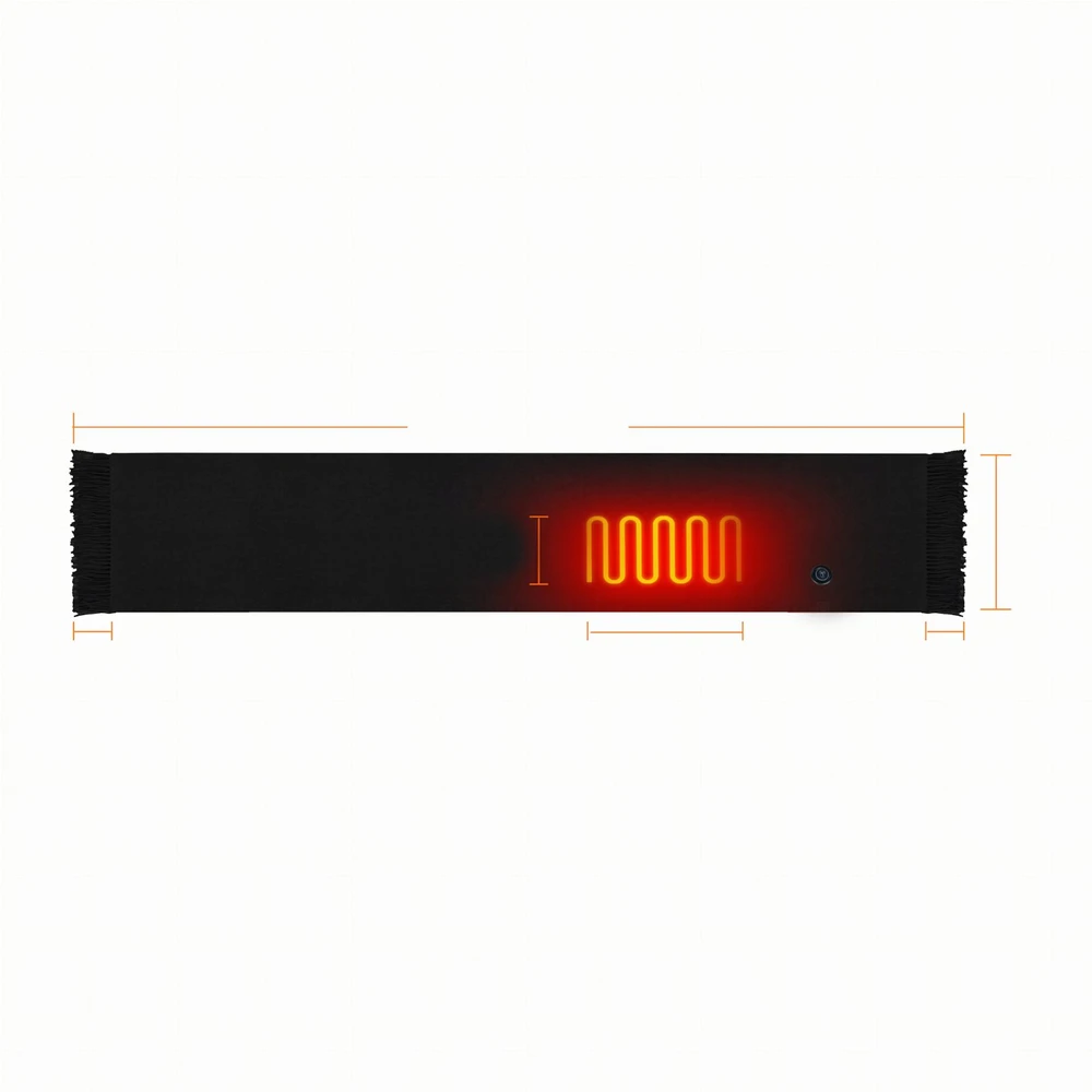 Szalik Šalikas Šildomas šalikas Šildomas šildytuvas Žieminis šalikas USB šildytuvas Įkroviklis