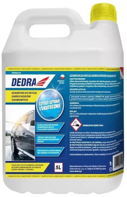 Dedra ampunas lengvuju automobiliu plovimui 5 L