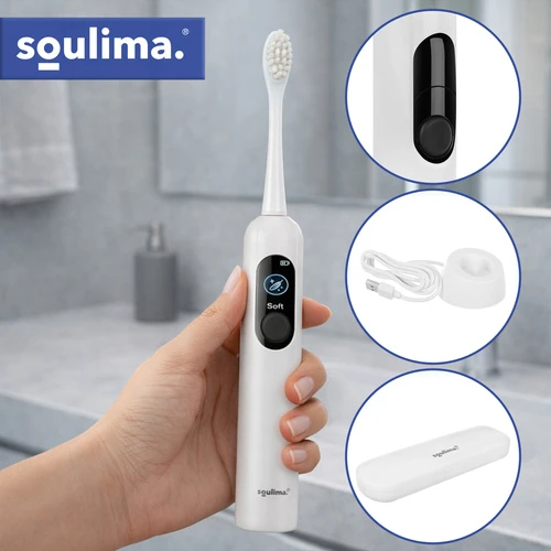 Soulima 26850 baltas sonic dantų šepetėlis