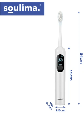 Soulima 26850 baltas sonic dantų šepetėlis