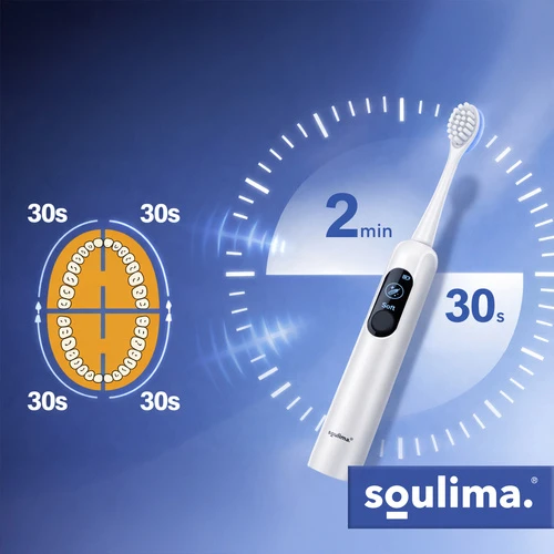 Soulima 26850 baltas sonic dantų šepetėlis