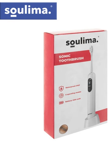 Soulima 26850 baltas sonic dantų šepetėlis