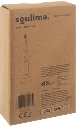 Soulima 26850 baltas sonic dantų šepetėlis