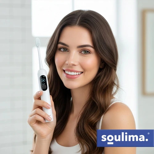 Soulima 26850 baltas sonic dantų šepetėlis