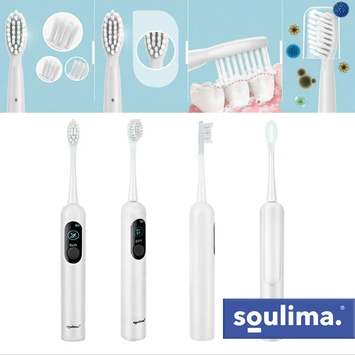 Soulima 26850 baltas sonic dantų šepetėlis