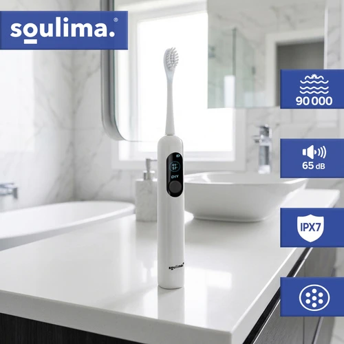 Soulima 26850 baltas sonic dantų šepetėlis