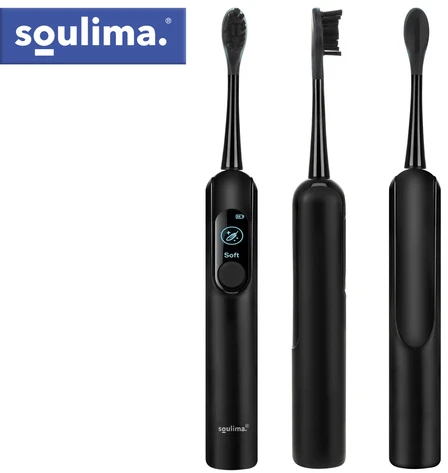 Soulima 26851 juodas sonic dantų šepetėlis