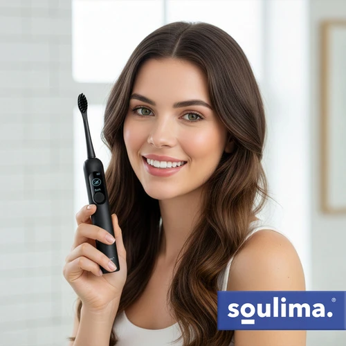 Soulima 26851 juodas sonic dantų šepetėlis