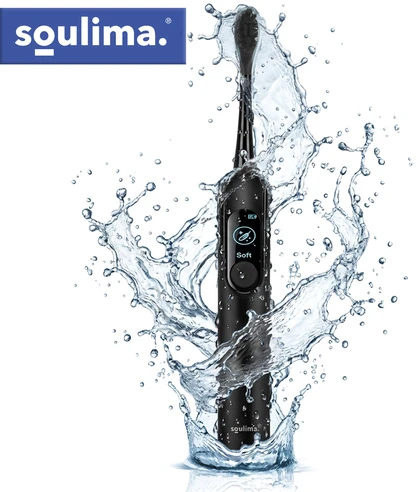 Soulima 26851 juodas sonic dantų šepetėlis