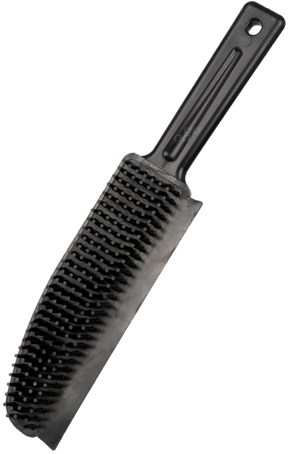 Apmušalų valymo šepetys su guma 25 cm AMIO-04034