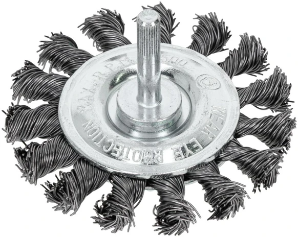 Proline Szczotka Diskinis šepetys su medvaržčiu, 75 mm skersmuo, 6 mm prolino kotas