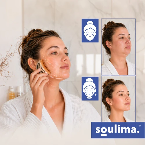Soulima sausas veido / kaklo masažas