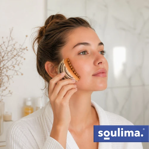 Soulima sausas veido / kaklo masažas