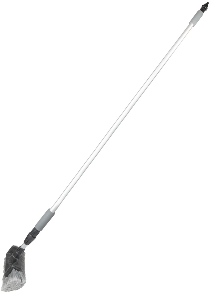 Teleskopinis šepetys su vandens jungtimi 141-240cm AMIO-02475