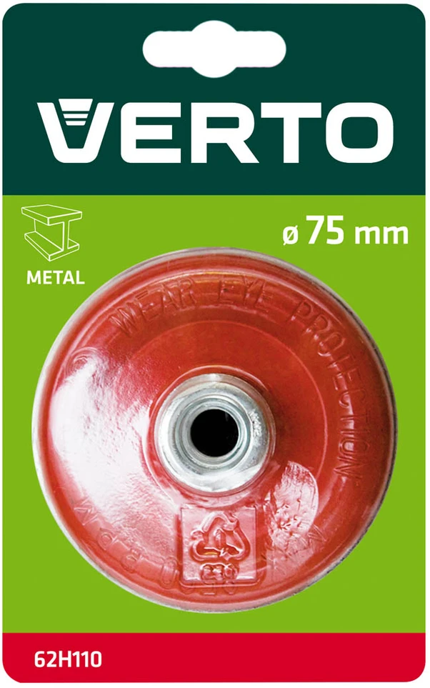 Szczotka Vielinis šepetys Verto, M-14, 75mm