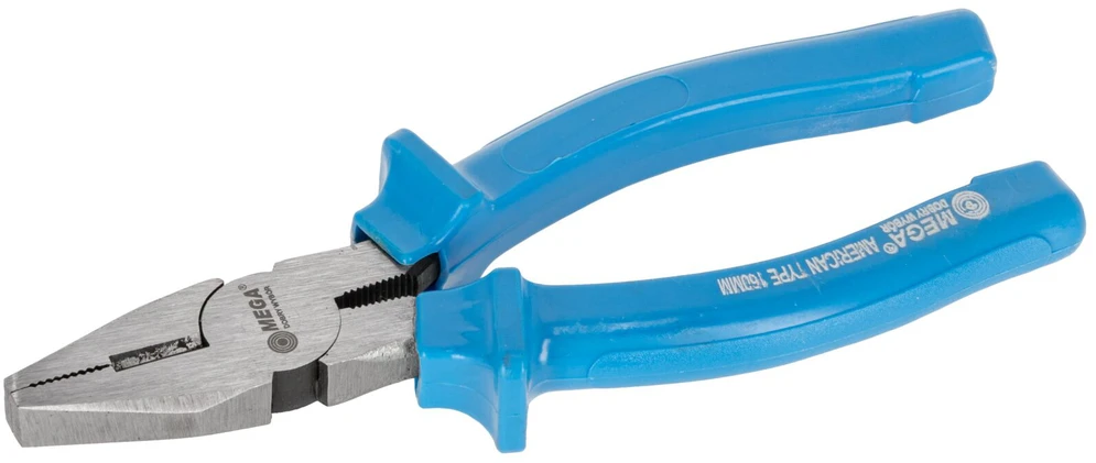 Mega Szczypce 160 mm amerikietiško tipo kombinuotos replės, galvutės