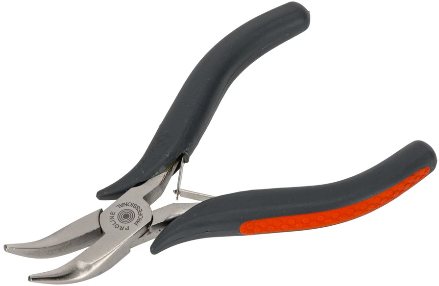 Szczypce Lenktos replės 120 mm, profesionalios, „elektroninės“, 2 spalvų, proline