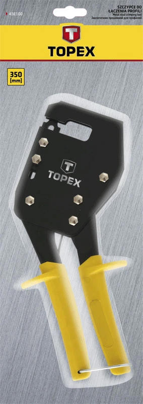 Replės gipso profilių sujungimui Topex 43E101; 260 mm