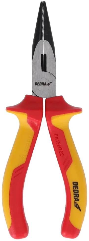 Dedra Szczypce Replės ilgomis nosimis, tiesios, 160 mm, VDE