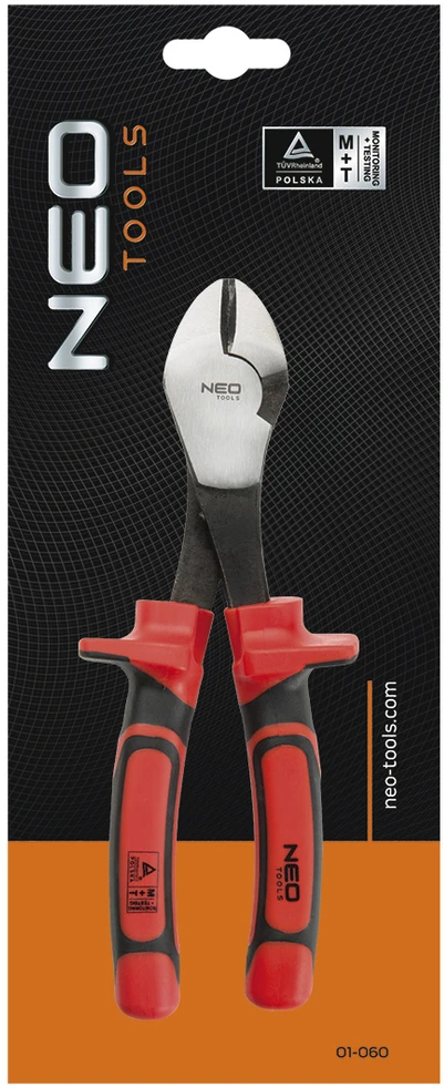 Szczypce Šoniniai pjaustytuvai 180 mm 1000V, CrV, poliruoti