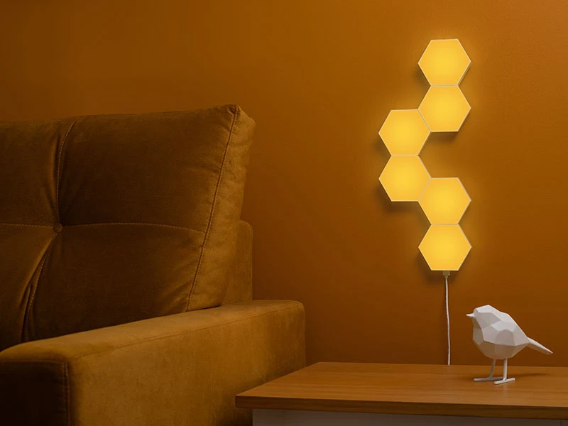 Tracer šešiakampės RGB Ambience lempos – Smart Hexagon