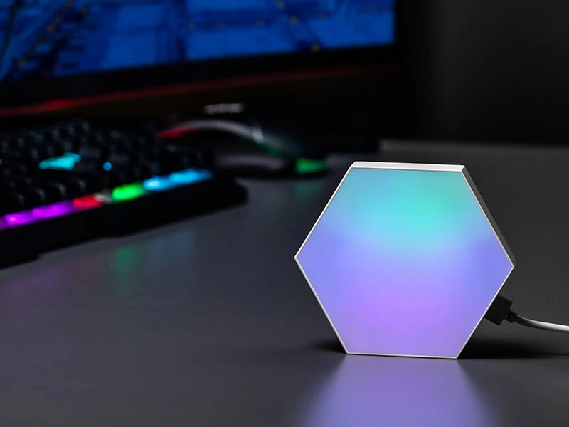 Tracer šešiakampės RGB Ambience lempos – Smart Hexagon