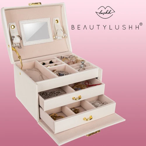 Beautylushh PAPUOŠALŲ DĖŽUTĖ „CREAMY ROYAL"