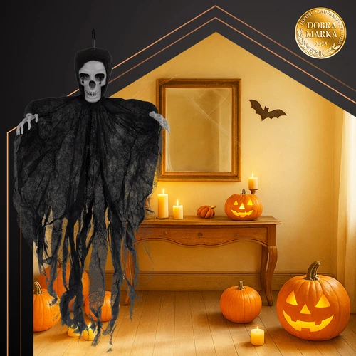 Juodas hanging skeleton - Ruhhy decoration 26125